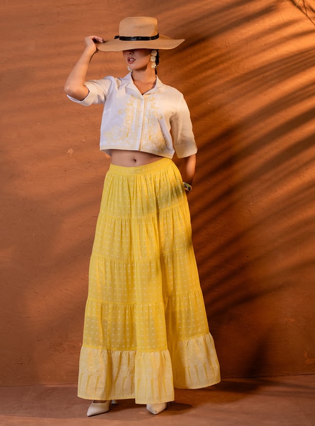 JUNIPER Embroidered Skirt Set