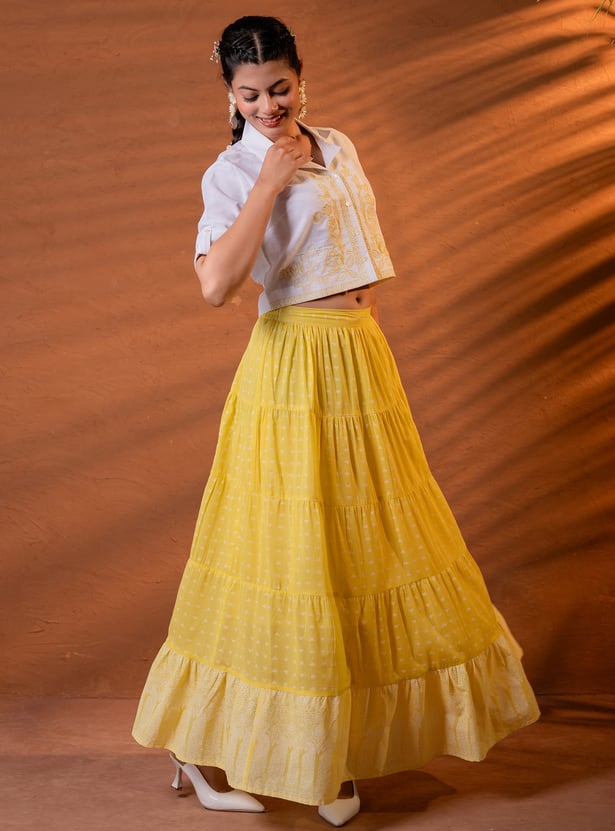 JUNIPER Embroidered Skirt Set