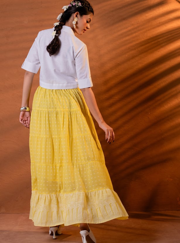 JUNIPER Embroidered Skirt Set