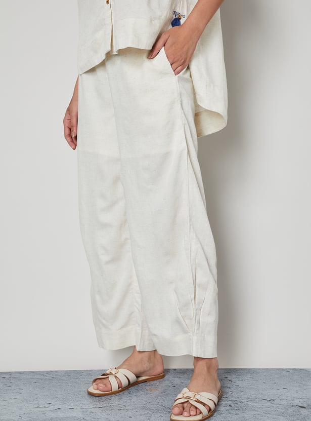 MELANGE Solid Palazzos