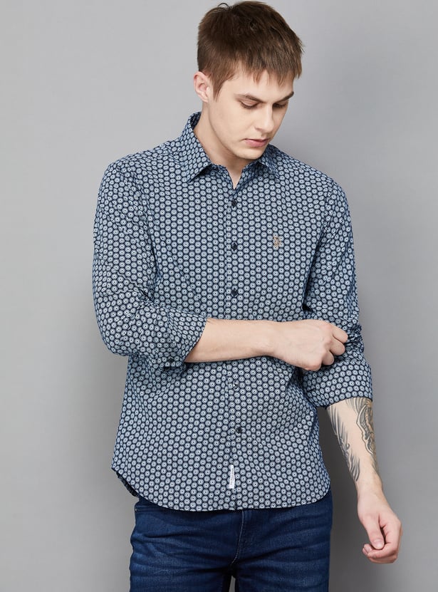 US POLO ASSN Printed Regular Fit Shirt