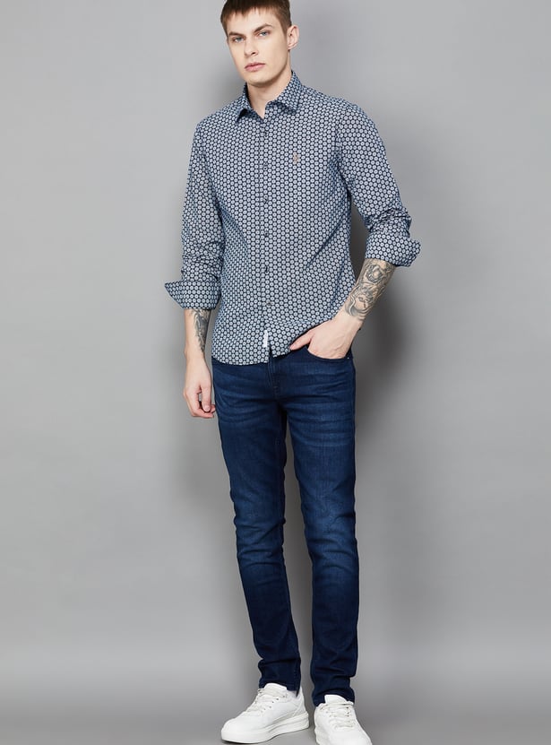 US POLO ASSN Printed Regular Fit Shirt