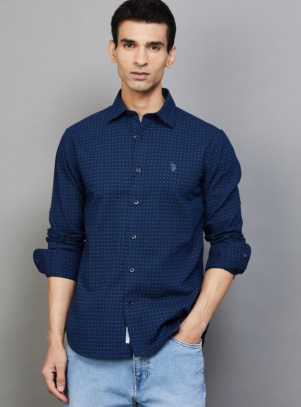 US POLO ASSN Printed Regular Fit Shirt