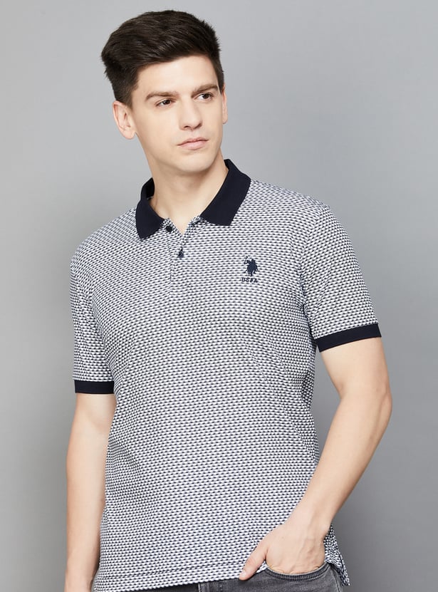 US POLO ASSN Printed Polo T-shirt