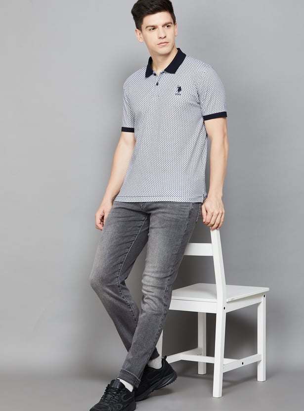 US POLO ASSN Printed Polo T-shirt