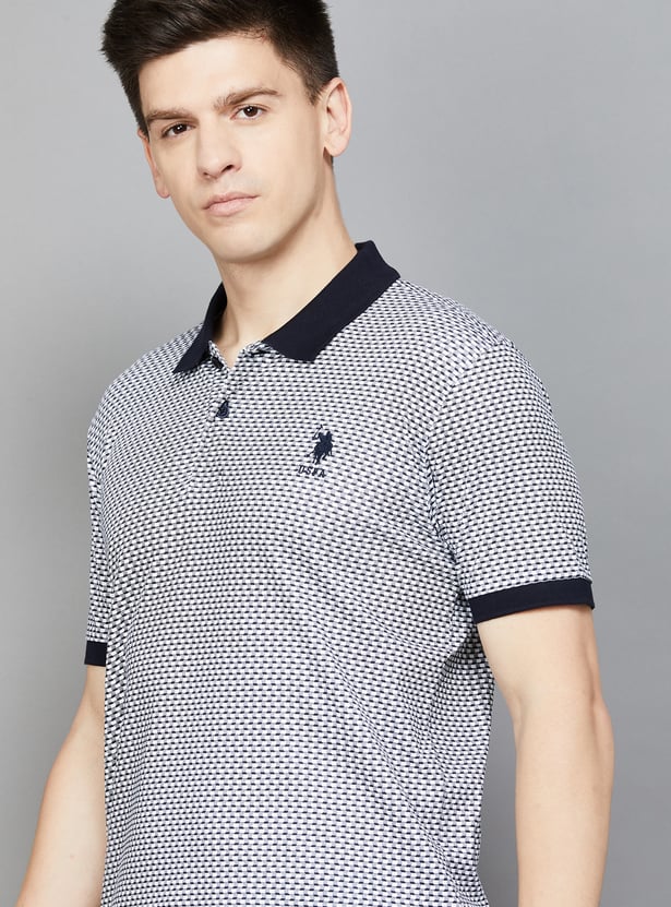 US POLO ASSN Printed Polo T-shirt