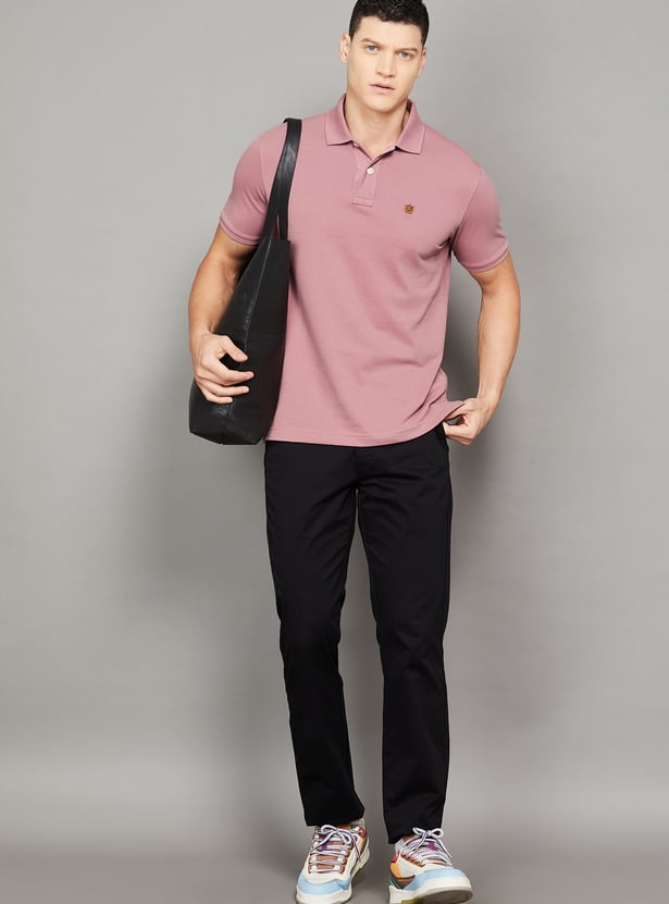 FAHRENHEIT Solid Polo T-shirt