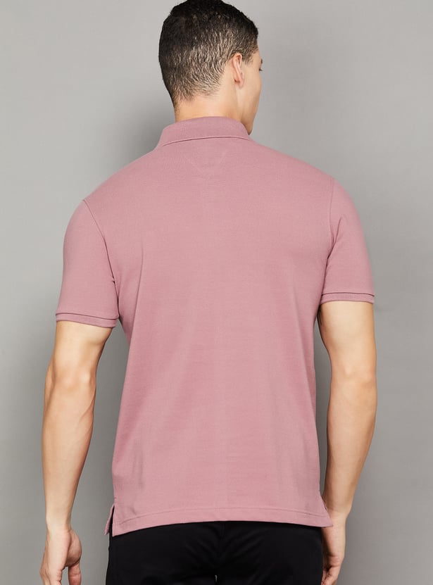 FAHRENHEIT Solid Polo T-shirt
