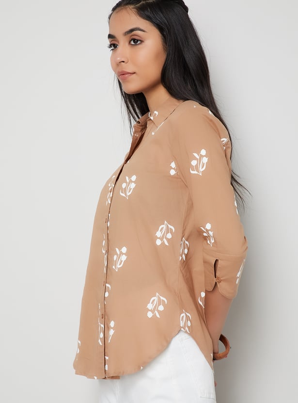 COLOUR ME Floral Print Top