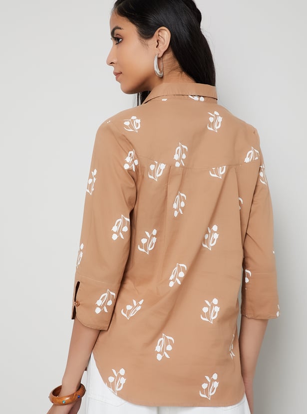 COLOUR ME Floral Print Top