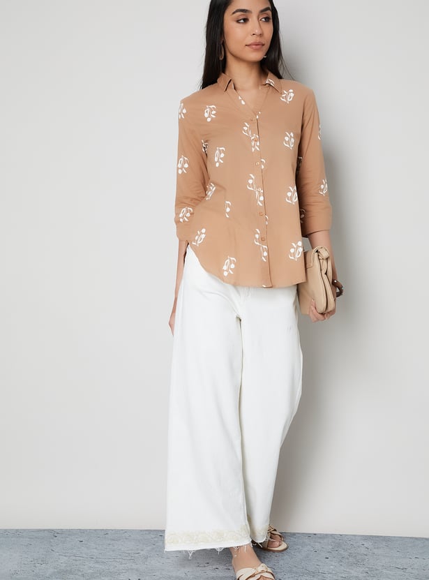 COLOUR ME Floral Print Top