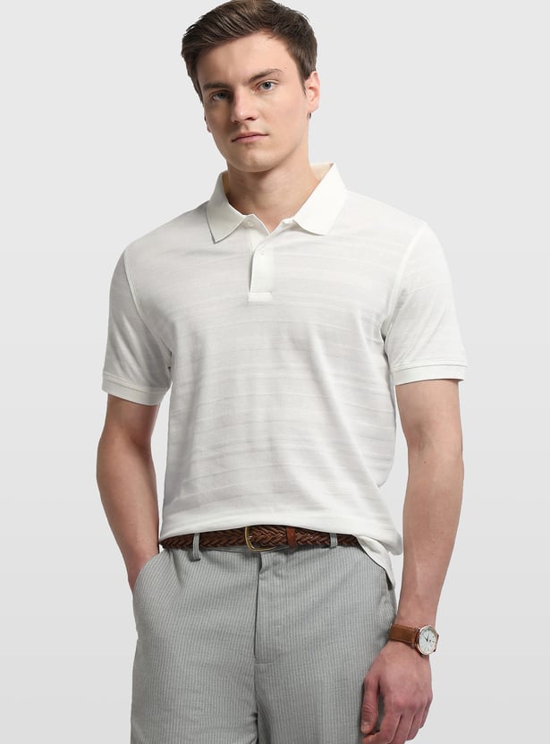 ARROW SPORT Textured Polo T-shirt