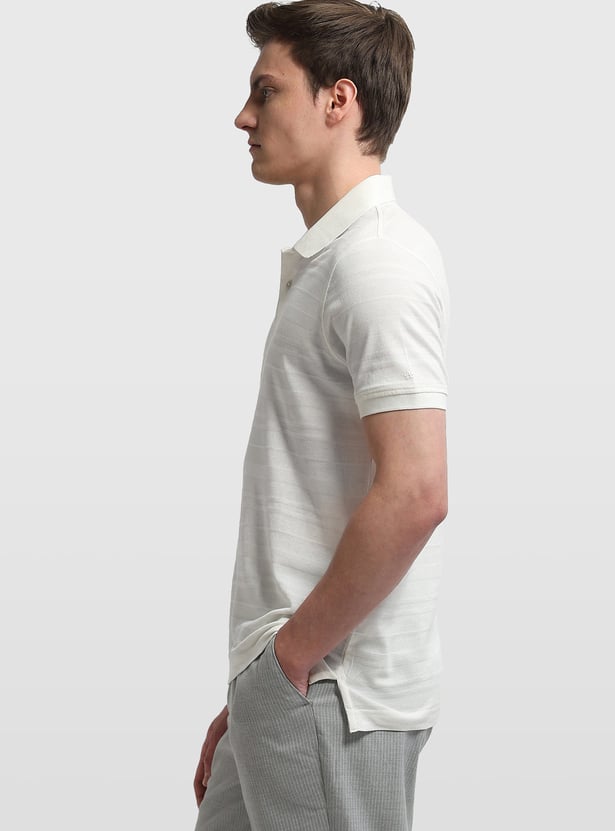 ARROW SPORT Textured Polo T-shirt