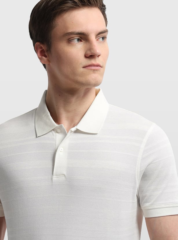 ARROW SPORT Textured Polo T-shirt