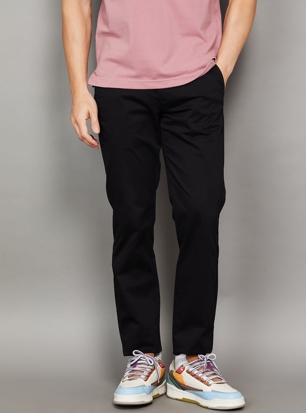 ARROW SPORT Solid Regular Fit Trousers