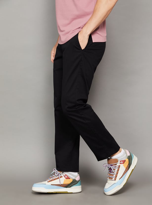 ARROW SPORT Solid Regular Fit Trousers