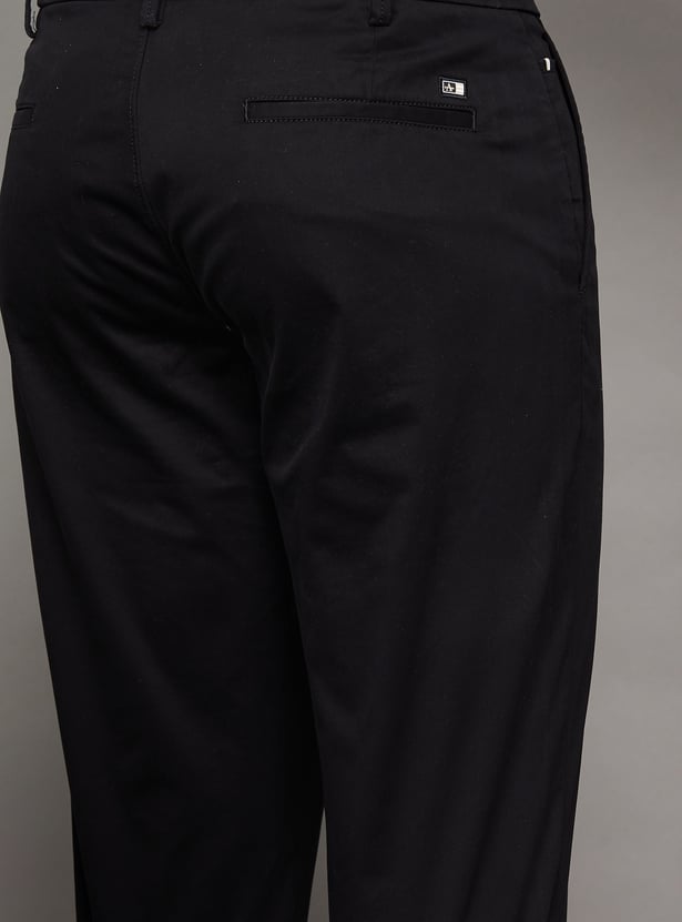 ARROW SPORT Solid Regular Fit Trousers