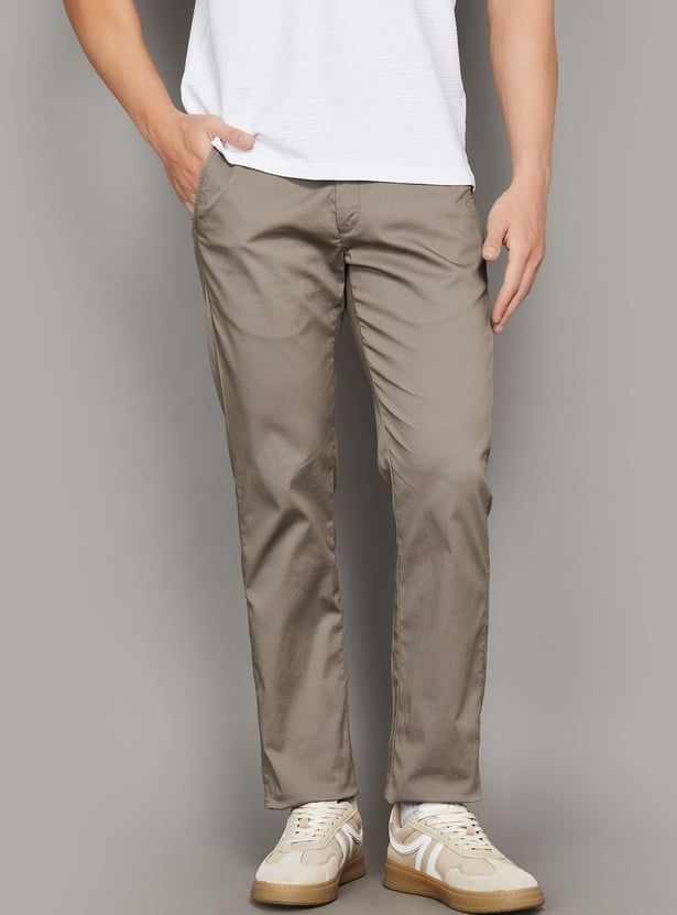 ARROW SPORT Solid Regular Fit Trousers