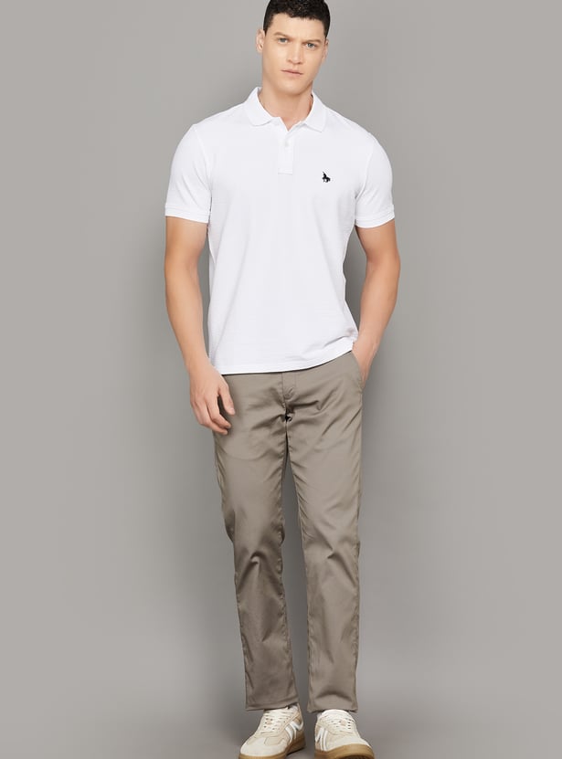 ARROW SPORT Solid Regular Fit Trousers