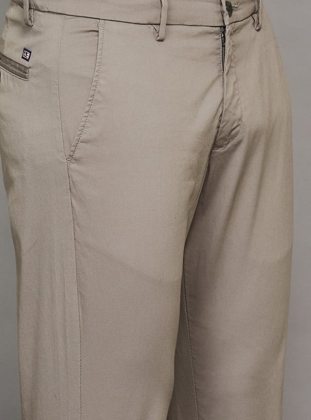 ARROW SPORT Solid Regular Fit Trousers