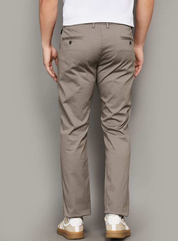 ARROW SPORT Solid Regular Fit Trousers