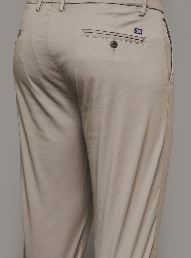 ARROW SPORT Solid Regular Fit Trousers