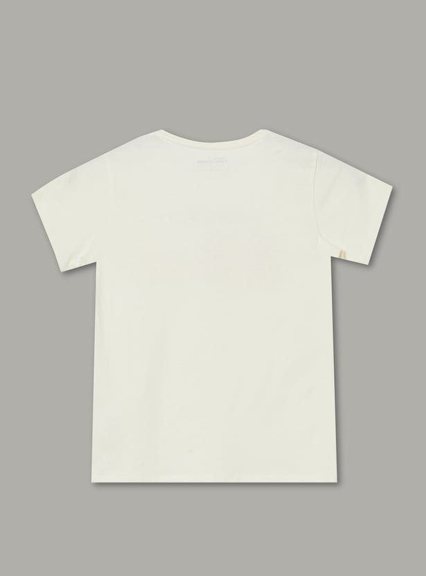 FAME FOREVER Girls Graphic Print T-shirt