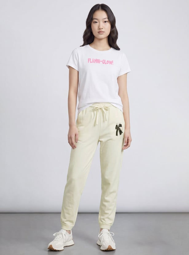 FAME FOREVER Girls Printed Joggers