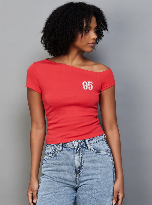 ONLY Typographic Print T-shirt
