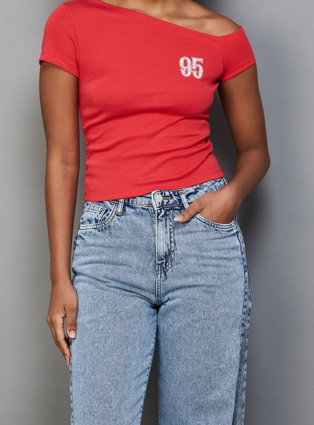 ONLY Typographic Print T-shirt
