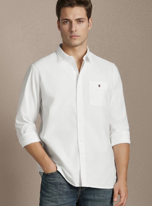 LP JEANS Solid Slim Fit Shirt