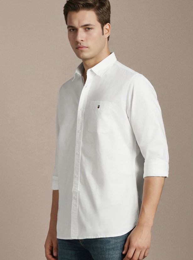 LP JEANS Solid Slim Fit Shirt