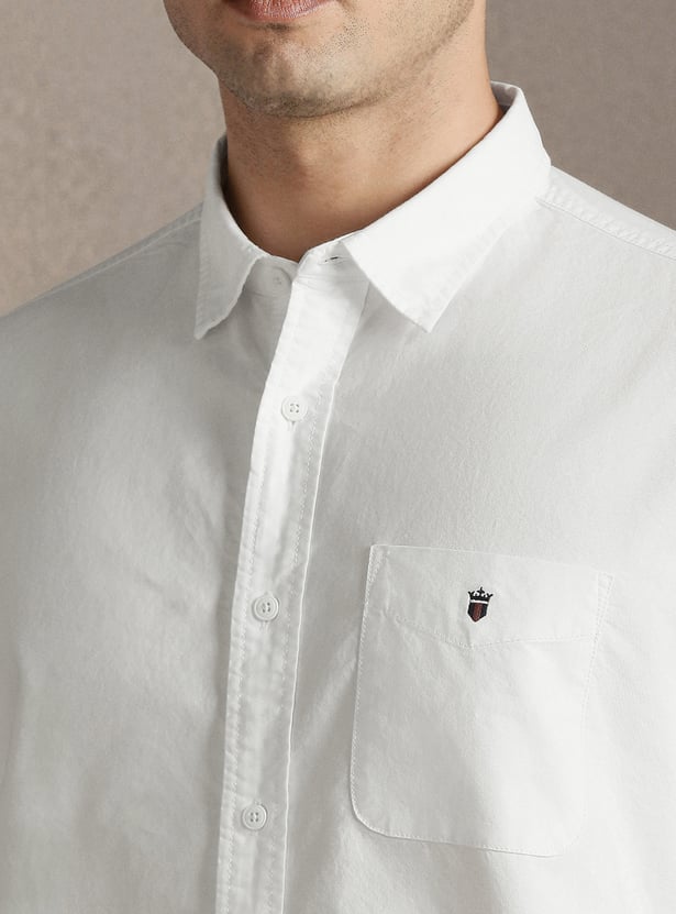 LP JEANS Solid Slim Fit Shirt