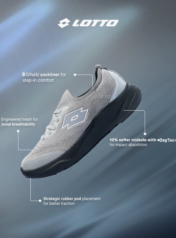LOTTO Textured OxyTech Sports Shoes