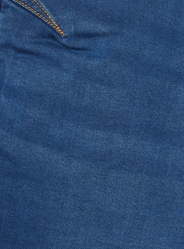 ALLEN SOLLY Boys Solid Slim Fit Jeans