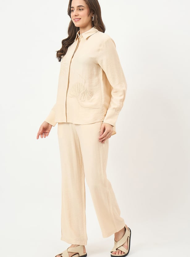 MADAME Embroidered Elegant Co-Ord Set