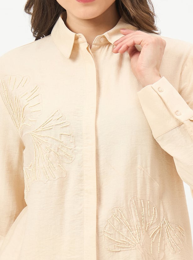MADAME Embroidered Elegant Co-Ord Set
