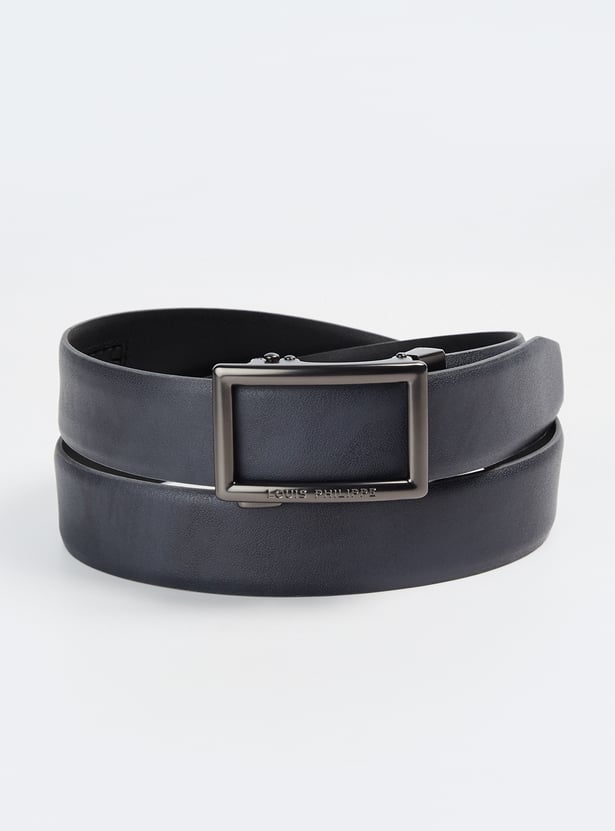 LOUIS PHILIPPE Solid Leather Belt