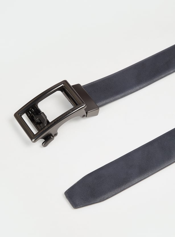 LOUIS PHILIPPE Solid Leather Belt