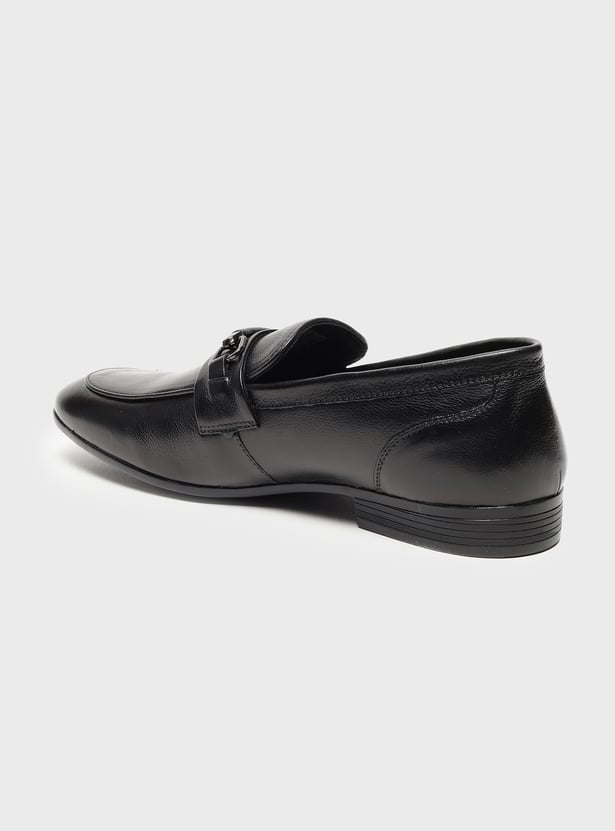 LOUIS PHILIPPE Solid Slip-Ons