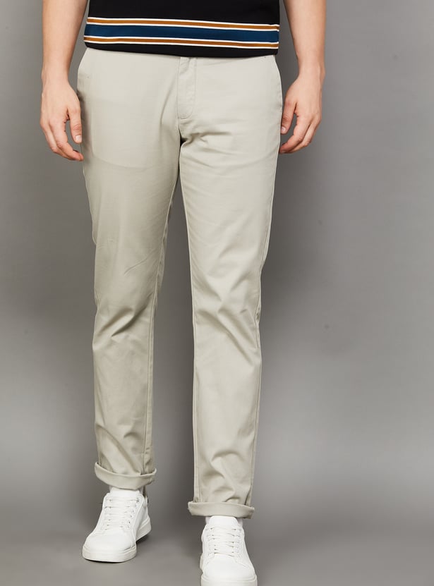BLACKBERRYS CASUAL Solid Regular Fit Trousers