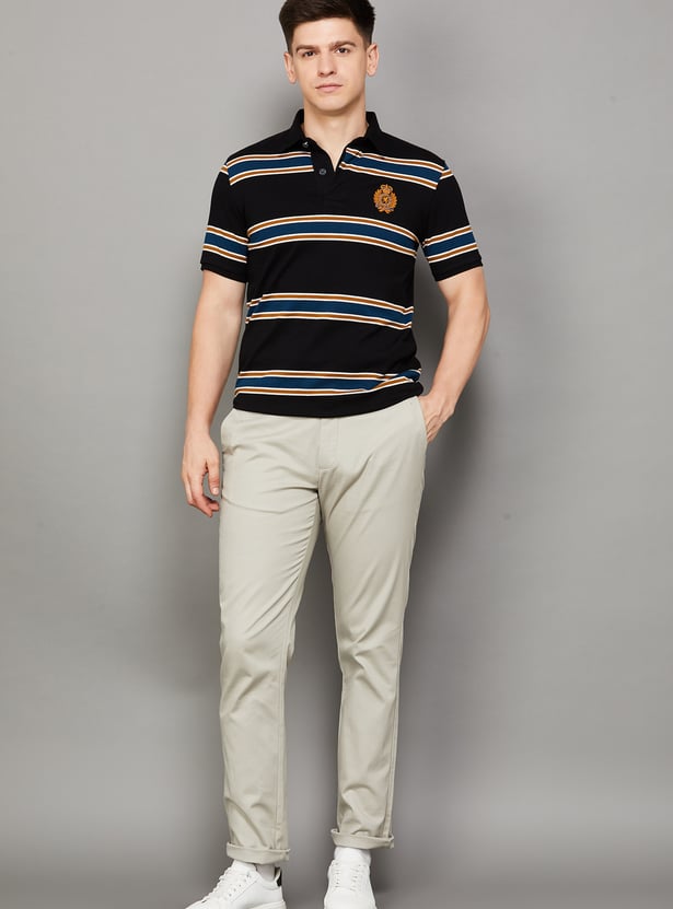 BLACKBERRYS CASUAL Solid Regular Fit Trousers