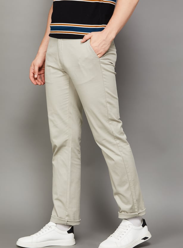BLACKBERRYS CASUAL Solid Regular Fit Trousers