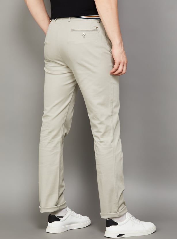 BLACKBERRYS CASUAL Solid Regular Fit Trousers