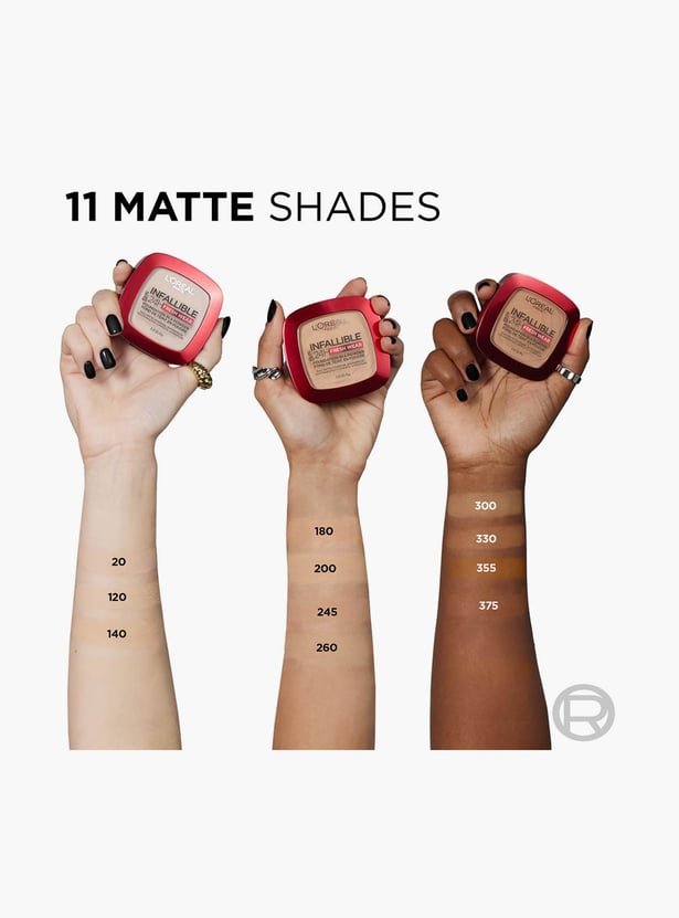 L'OREAL PARIS Infallible 24H Fresh Wear Foundation in a Powder - 375 - 9g