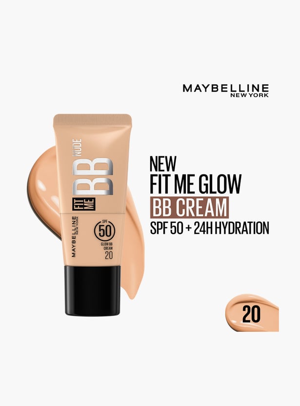 MAYBELLINE Fit Me Glow BB Cream - Nude - 25 ml