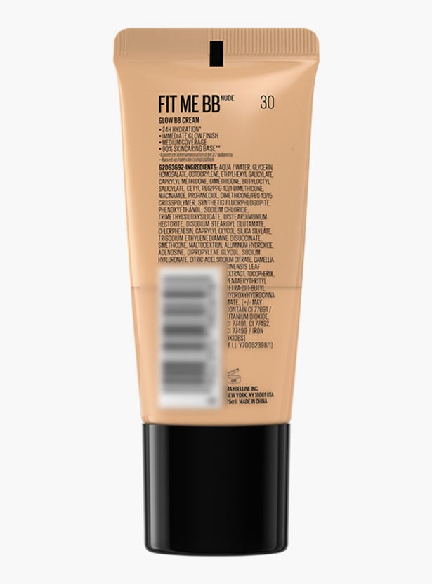 MAYBELLINE Fit Me SPF 50 Glow BB Cream - 30 - 25ml