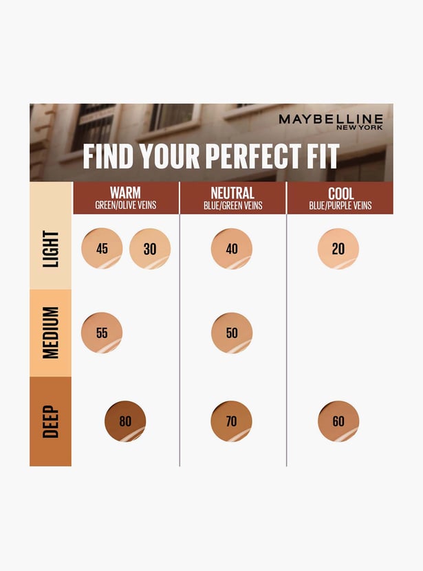 MAYBELLINE Fit Me SPF 50 Glow BB Cream - 55 - 25ml
