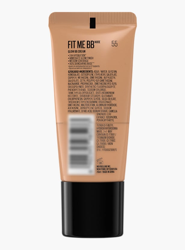 MAYBELLINE Fit Me SPF 50 Glow BB Cream - 55 - 25ml