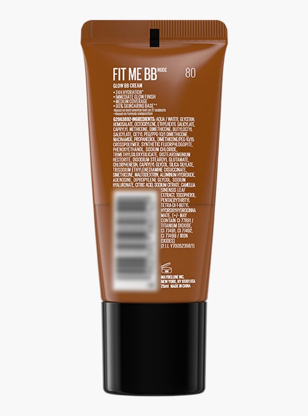 MAYBELLINE Fit Me SPF 50 Glow BB Cream - 80 - 25ml